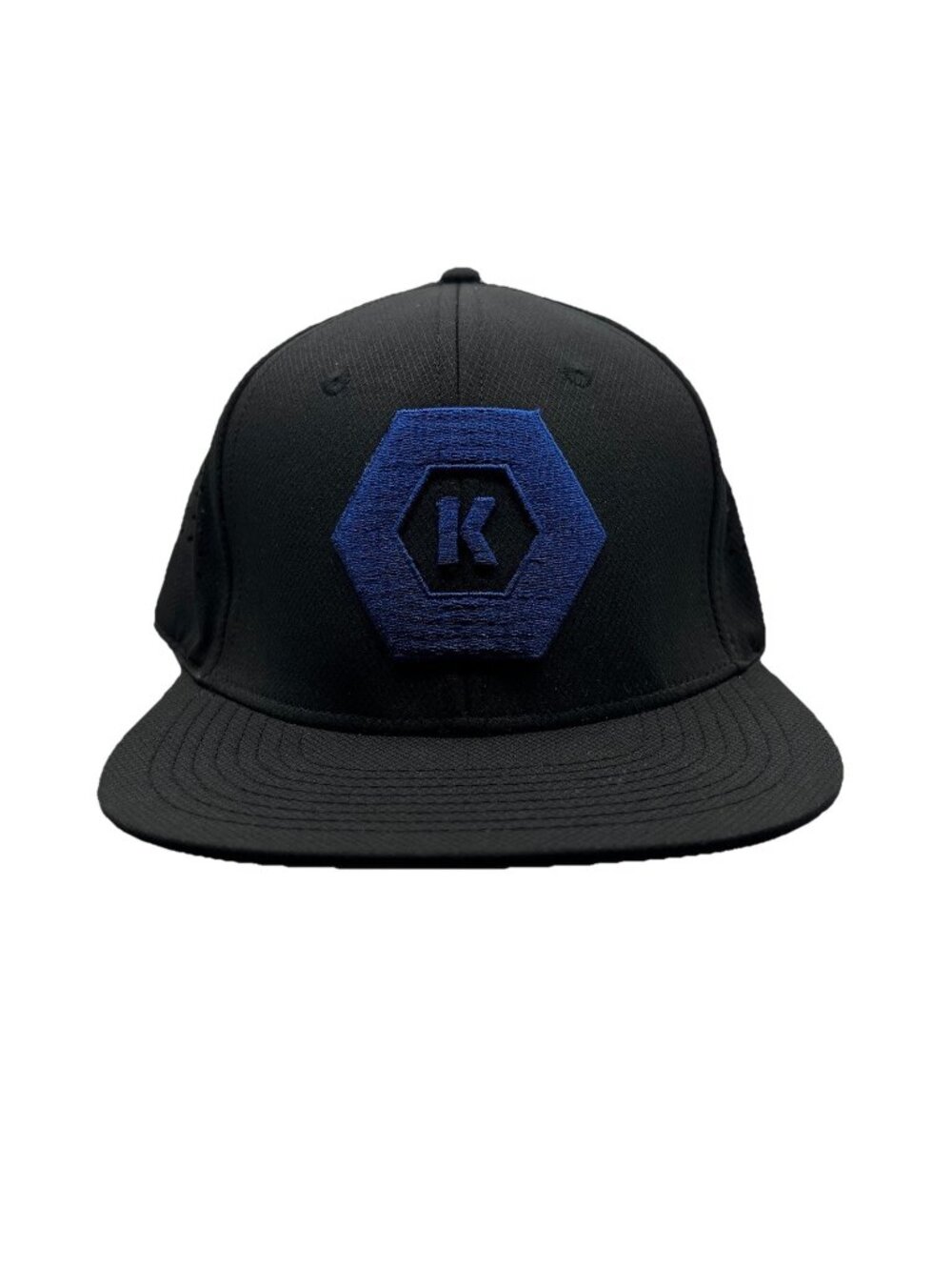 Kobalt Tools Snapback Baseball Hat Cap Black Blue Logo Lowe's Dad Mesh Vented